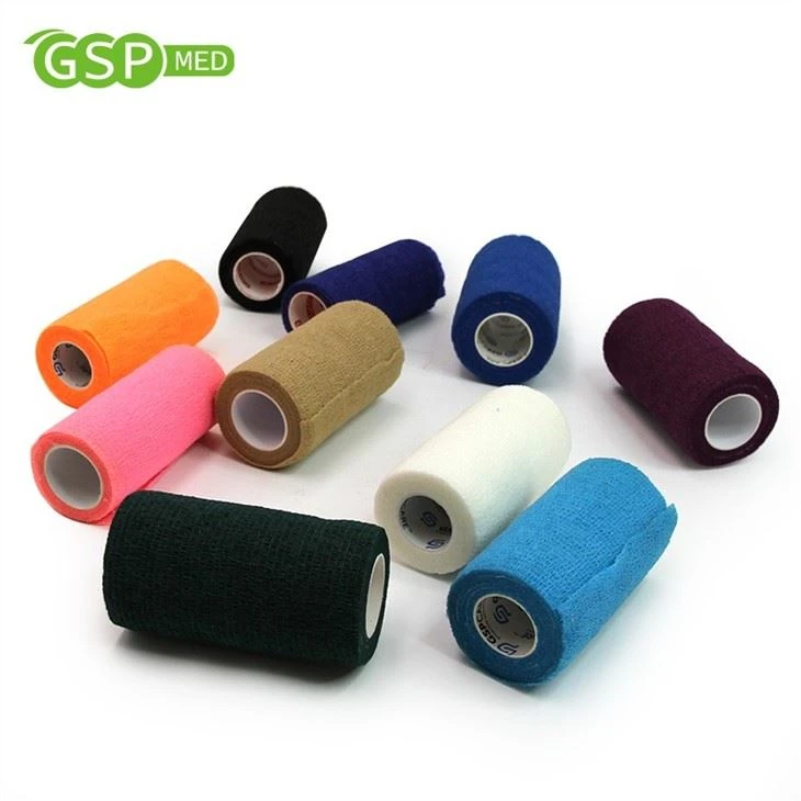 7cm * 27m Bandage Colorful Sports Wrap Bandage Medical Foam Adhesive Bandage
